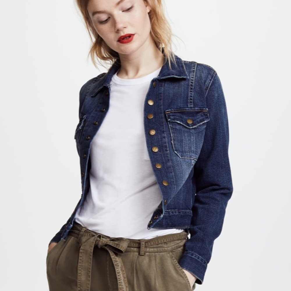 CURRENT/ELLIOT Jean jacket “the snap jacket” NWOT